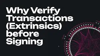 How and Why to verify Extrinsics using Polkadot-JS UI, Browser Extension and Ledger Nano