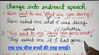 Direct and Indirect Speech/Mixed Sentences Indirect Speech/Narration in English Grammar