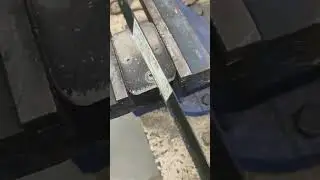 Grooves Making/Cutting || Hand Hacksaw || HCS Blade || Plastic Sheet || Bench vice 