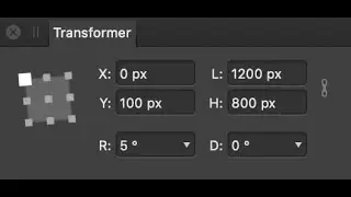 AFFINITY Photo: Tuto 296 ( Onglet transformer )