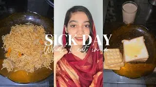 what I eat  in a sick day 🤧 🤒