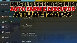 MELHOR SCRIPT PARA MUSCLE LEGENDS AUTO FARM E EXECUTOR ATUALIZADO