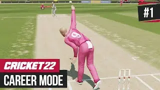 CRICKET 22 | CAREER MODE #1 | CLUB CRICKET DEBUT!
