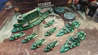 Dystopian Wars Icarus Battlefleet Showcase