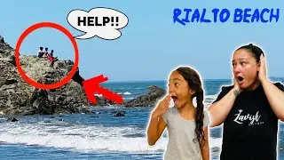 WE ALMOST GOT STUCK ON ROCKS AT RIALTO BEACH!!! La Push Beach | Twilight Location | JBLM