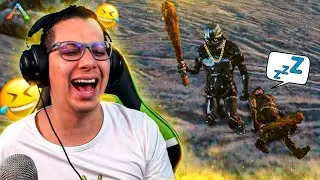 NO PORRETE NÃO KKKKKKKKKKK ❗UM RAID COMO VOCÊ NUNCA VIU ARK MOBILE - REACT