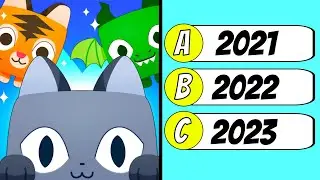 Guess the YEAR of this UPDATE in Pet Simulator X