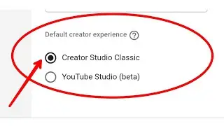 How to Set Default Youtube Studio Classic | Youtube Old Version Dashboard