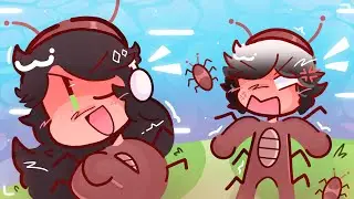 We are roaches on Roblox