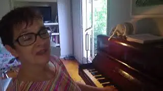Mimi Blais dandome un concierto privado