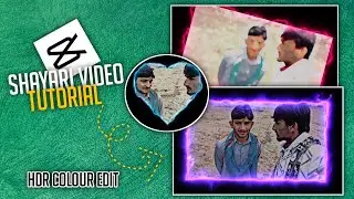 Capcut Shayari Status With Voice Editing_how to make urdu poetry videos on tiktok_Capcut edit
