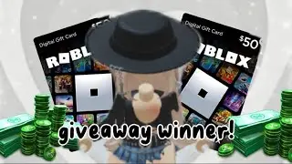 announcing the winner of my giveaway