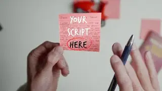 Use a Post-It Note for your YouTube Scripts