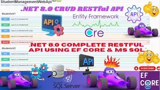 How to Build a RESTful Web AP Using .NET 8.0| |API Versioning in ASP NETCore Using EF Core,MS SQL🚀❤️
