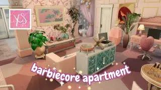 barbiecore apartment // the sims 4 apartment renovation