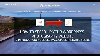 How to optimize images for website in photoshop & speed up your Wordpress photography website.