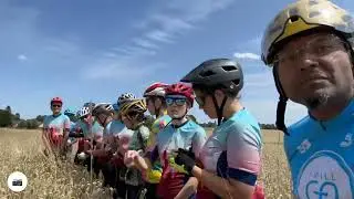 Day 2 of the London 2 Paris ride (Dieppe to Rouen)