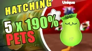 Race Clicker Hatching FALL 190% Pets | Roblox