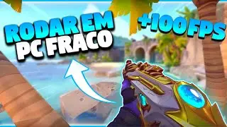 COMO RODAR VALORANT EM PC FRACO ( Como aumentar muito o FPS do Valorant )