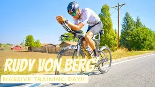 Big Day of Training with Pro Triathlete Rudy Von Berg