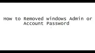 Windows Password I How to Disable Windows 10 Login Password I Lock Screen I Password Reset