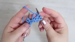 Шикарный узор спицами. Легкий, воздушный!!! МК для начинающих.