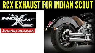 RC Components 3.0” Slip On Exhaust for Indian Scout