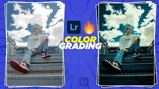 Lightroom Mobile : 🔥 Amazing Dark Blue Tone Tutorial + Free Preset.