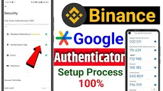 Binance me Google Authenticator Setup kaise kare | how to setup Google Authenticator on binance
