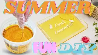 Tray-t Yourself: Fun Summer DIY tutorial!