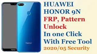 Huawei Honor 9n FRP, Pattern Unlock 2020 With Free Tool | Hw flasher Unlock Honor