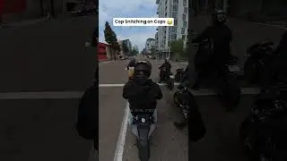 Cool Cop Saved Bikers From a Ticket #shorts