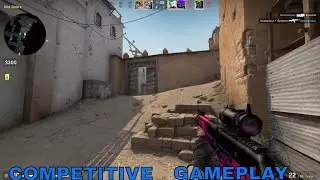 CS GO: Gameplay In Competitive Mode, Dust2 - CS GO Gameplay