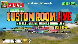 🔥CUSTOM ROOM LIVE | Pubg Lite Live Stream | Pubg Lite Custom Room Live Stream #pubglitelive
