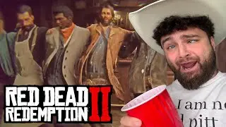 GETTING DRUNK WITH LENNY IN A BAR | Red Dead Redemption 2