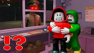 JJ and Mikey Escape Shawarma Kiosk in Roblox ?!