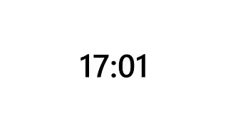 Timer for 17 minutes and 1 second