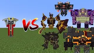 Magician King(Boss And Magic W.I.P) Vs L_Ender Cataclysm - Minecraft Mob Battle