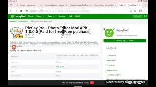 How I download PicSay Pro APK in Happy Mod?