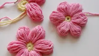 Цветочки крючком