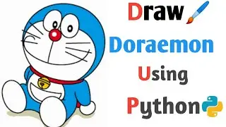 Draw Doraemon using Python || Doremon in python | 2021 