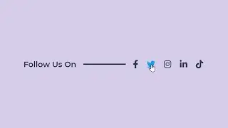 Social Media Buttons With Cool Hover Effect Using Only HTML & CSS