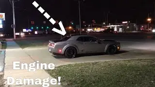 Prototype Dodge Demon Damages Engine While RACING!