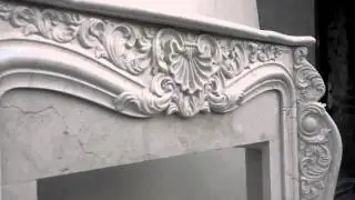 Эксклюзивный мраморный портал для электрокамина в квартиру или офис.