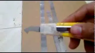 Cara Memotong Acrylic 2 mm (Bagian 1)
