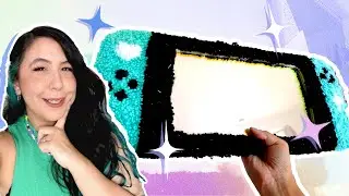 Learn How to make a Punch Needle Mirror With Me - Nintendo Switch - Beginner Friendly