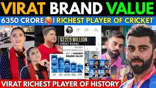 Virat Kohli 6350cr Brand Value😱| Virat vs Ronaldo Who is Your Favorite one