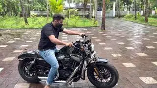 Harley davidson sportster forty eight vance and hines exhaust 