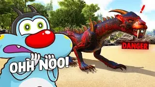 Oggy Found GIANT CHEETAH IN 100 Days | ARK: Survival Evolved ! #Ep5 .ft Oggy