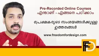 Clearing Viewers Doubts on Pre-Recorded Online Courses | How to learn and Access Online Courses
